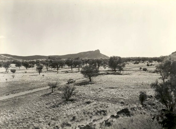 2. NLA Haasts Bluff with Road 1954