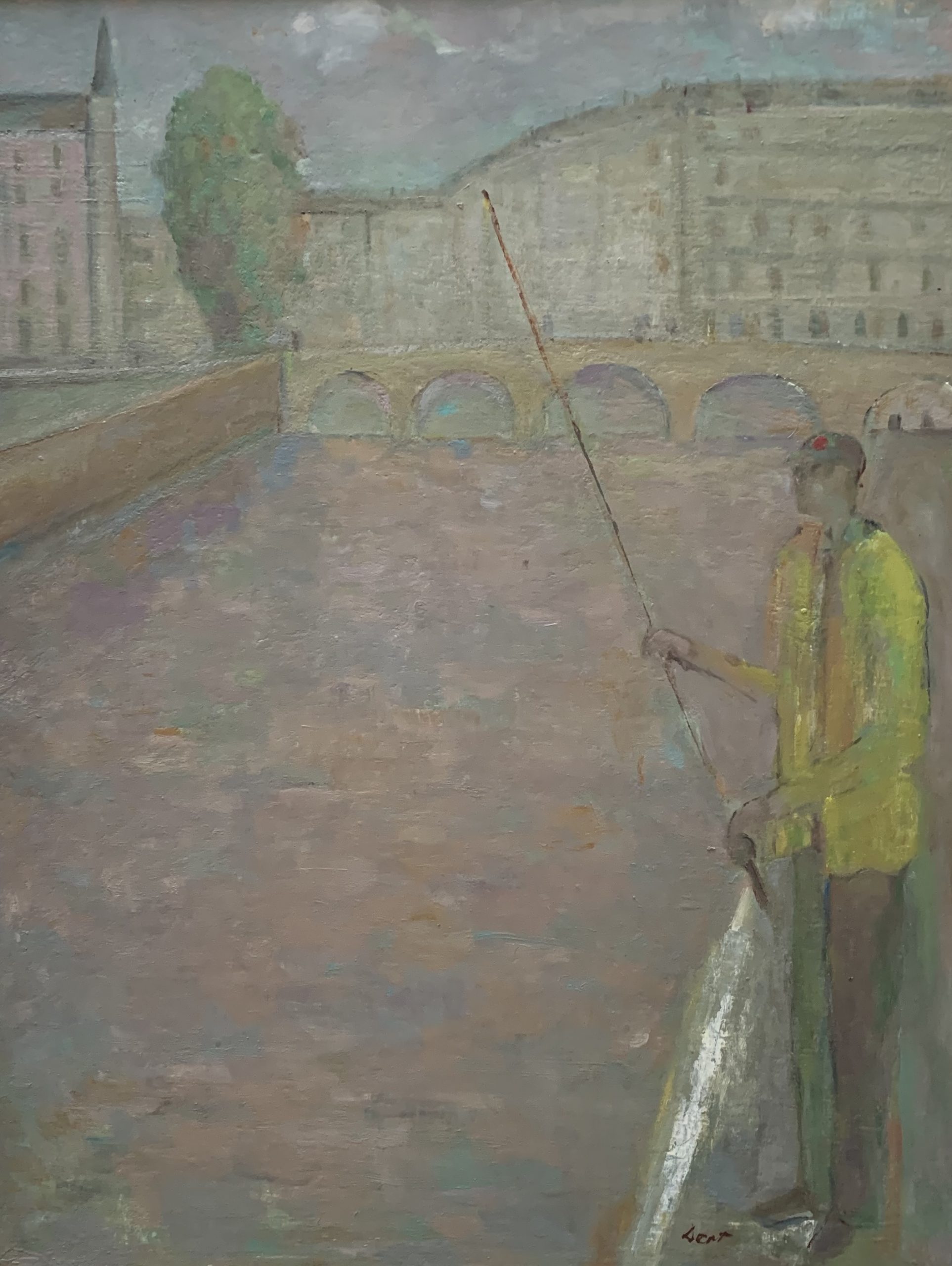 John Dent Fisherman on the Seine