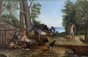 Unknown Artist Buckley Discovering Himself to the Early Settlers